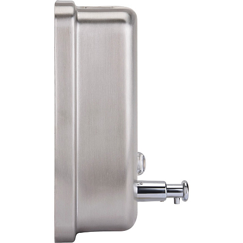 Genuine Joe Liquid/Lotion Soap Dispenser Manual - 31.50 fl oz Capacity - Corrosion Resistant, Wall Mountable, Rust Proof - Stainless Steel - 1 Each (GJO02201)