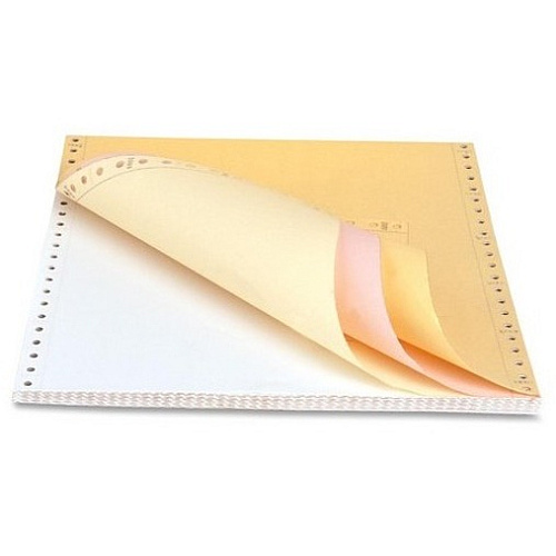 Sparco 4-part Cont.-form Multicolor Computer Paper Letter - 8 1/2" x 11" - 15 lb Basis Weight - Perforated - Assorted - 900 / Carton (01386)