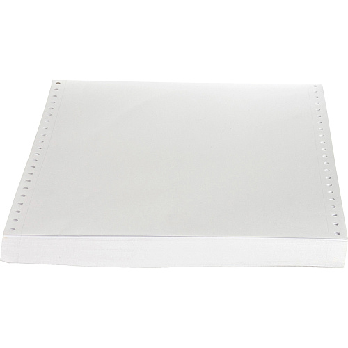 Sparco Perforated Blank Computer Paper 8 1/2" x 11" - 20 lb Basis Weight - Perforated - White - 2550 / Carton (61391)