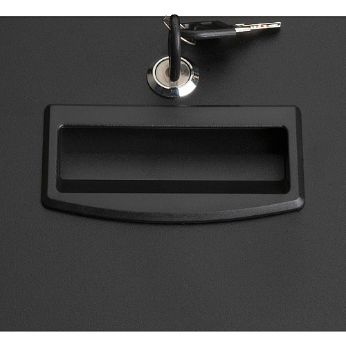 Lorell Standard Mobile File 4 Casters - 13.50" Width x 24.75" Depth x 28.25" Height - Black - 1 Each (LLR60177)