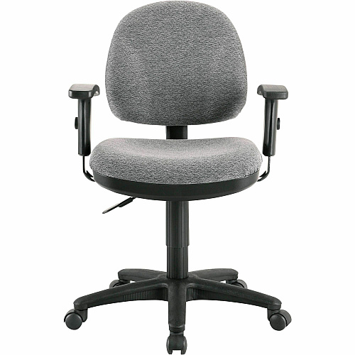 Lorell Millenia Series Pneumatic Adjustable Task Chair Gray Seat Color - 1 Each (LLR80005)
