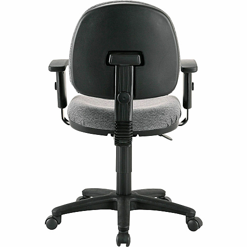 Lorell Millenia Series Pneumatic Adjustable Task Chair Gray Seat Color - 1 Each (LLR80005)
