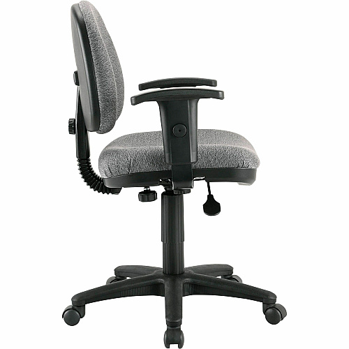 Lorell Millenia Series Pneumatic Adjustable Task Chair Gray Seat Color - 1 Each (LLR80005)