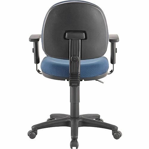 Lorell Millenia Series Pneumatic Adjustable Task Chair Blue Seat Color - 1 Each (LLR80006)