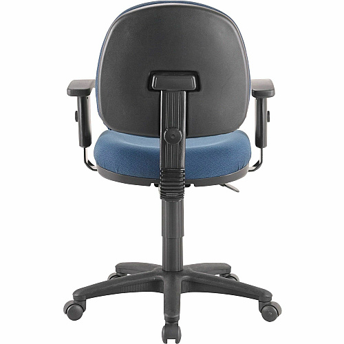 Lorell Millenia Series Pneumatic Adjustable Task Chair Blue Seat Color - 1 Each (LLR80006)