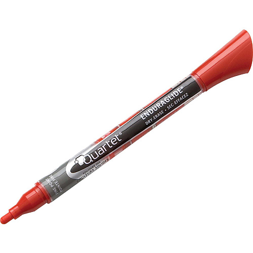 Quartet EnduraGlide Dry-Erase Markers Fine Marker Point - Red, Green, Black, Blue Ink - 4 / Set (500110M)