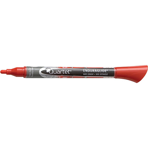 Quartet EnduraGlide Dry-Erase Markers Fine Marker Point - Red, Green, Black, Blue Ink - 4 / Set (500110M)