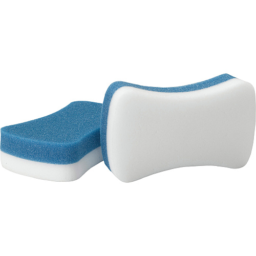 3M Whiteboard Erasers White, Blue - 5" Width x 3" Height - 2 / Pack (581WBE)
