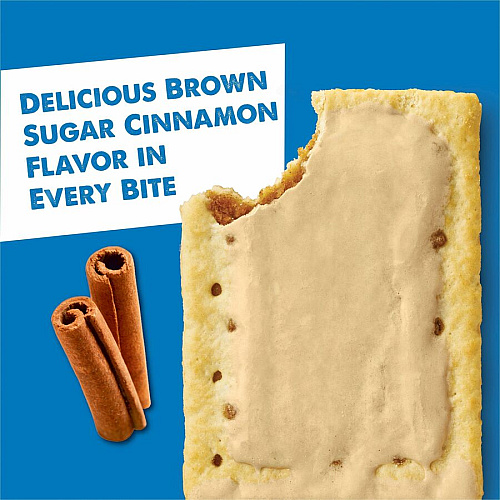 Kellogg's Pop-Tarts&reg Frosted Brown Sugar Cinnamon Cinnamon, Brown Sugar, Frosted Brown Sugar Cinnamon - 1 - 1.27 lb - 2/Pack - 6 / Box (31132)