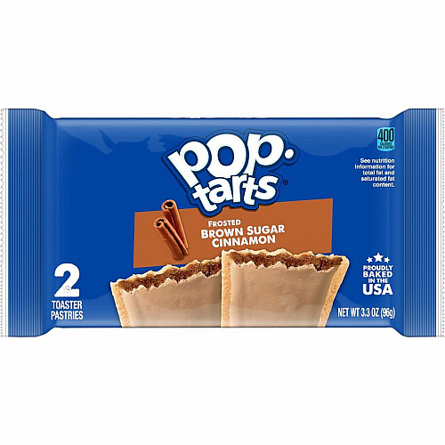 Kellogg's Pop-Tarts&reg Frosted Brown Sugar Cinnamon Cinnamon, Brown Sugar, Frosted Brown Sugar Cinnamon - 1 - 1.27 lb - 2/Pack - 6 / Box (31132)