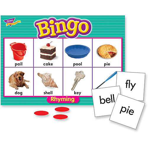 Trend Rhyming Bingo Game Theme/Subject: Learning - 4 Year & Up - Multi (T6067)