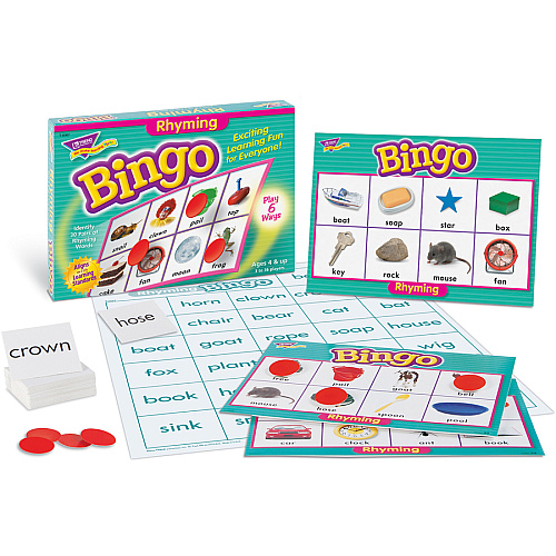 Trend Rhyming Bingo Game Theme/Subject: Learning - 4 Year & Up - Multi (T6067)