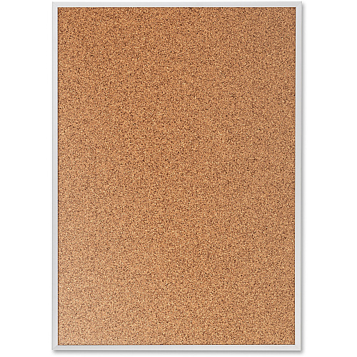 Quartet Classic Series Bulletin Board 36" Board Height x 48" Board Width - Brown Natural Cork Surface - Heavy-gauge, Self-healing, Heavy Duty - Silver Aluminum Frame - 1 Each (2304)