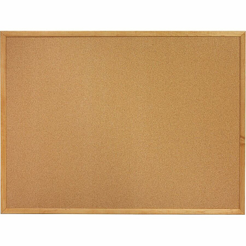 Quartet Classic Series Cork Bulletin Board 36" Board Height x 60" Board Width - Brown Natural Cork Surface - Self-healing, Flexible, Durable - Oak Frame - 1 Each (305)