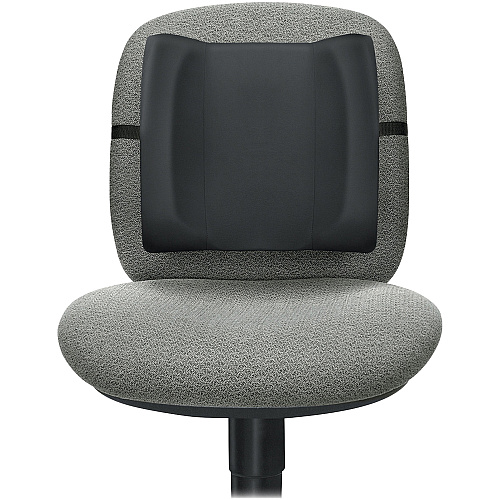 Fellowes Standard Backrest - Black Black - High Density Foam (HDF) - 1 Each (91905)