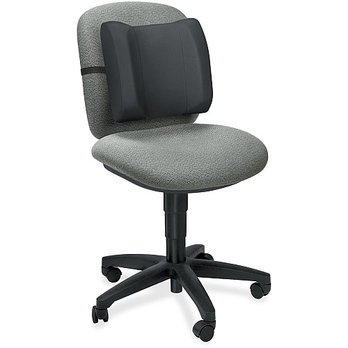 Fellowes Standard Backrest - Black Black - High Density Foam (HDF) - 1 Each (91905)