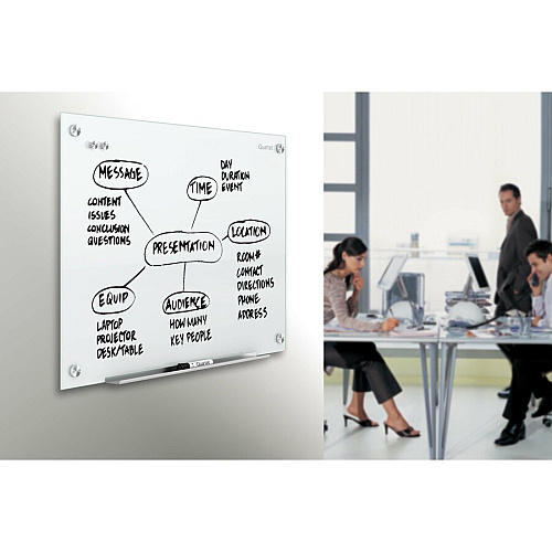 Quartet Prestige Bulletin Board 48" Board Height x 72" Board Width - Brown Cork Surface - Self-healing, Durable - Graphite Frame - 1 Each (B247G)