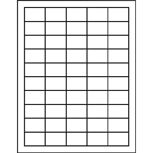 MACO Laser/Ink Jet White UPC Labels 1" Width x 1 1/2" Length - Permanent Adhesive - Rectangle - Laser, Inkjet - White - Lignin-free - 50 / Sheet - 5000 / Box (ML5000)