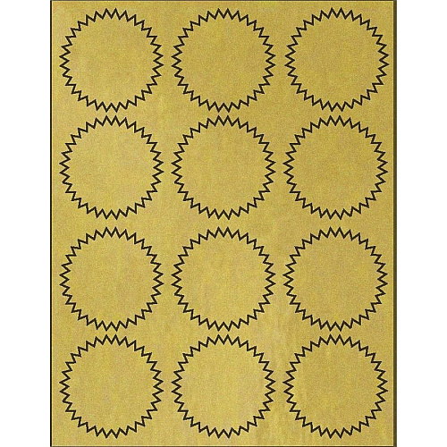 MACO Laser Gold Foil Notarial & Certificate Labels Round - 2.50" Diameter - Self-adhesive, Permanent - Gold - 300 / Pack (ML7850)