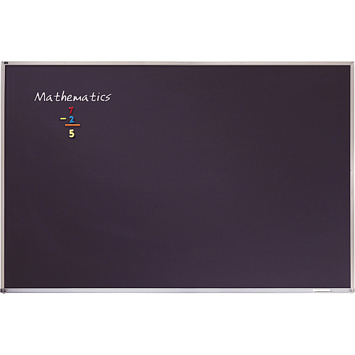 Quartet DuraMax Porcelain Magnetic Chalkboard 48" (4 ft) Width x 36" (3 ft) Height - Black Porcelain Surface - Silver Aluminum Frame - Horizontal - Magnetic - 1 Each (PCA304B)