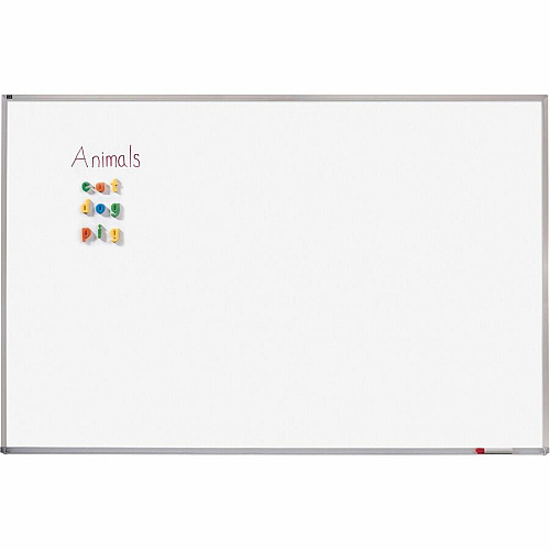 Quartet Porcelain Magenetic Whiteboard 36" (3 ft) Width x 48" (4 ft) Height - White Porcelain Surface - Silver Aluminum Frame - Horizontal - Magnetic - 1 Each (PPA304)