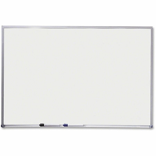 Quartet Porcelain Magenetic Whiteboard 36" (3 ft) Width x 48" (4 ft) Height - White Porcelain Surface - Silver Aluminum Frame - Horizontal - Magnetic - 1 Each (PPA304)