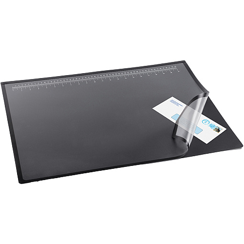 Artistic Desk Pads Rectangular - 31" Width x 20" Depth - Rubber, Plastic - Black (41200)