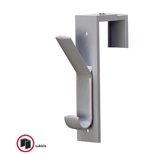Deflecto Plastic Partition Hooks 2 Hooks - 6.5" Height x 1.5" Width - for Garment - 2 / Pack (3680909)