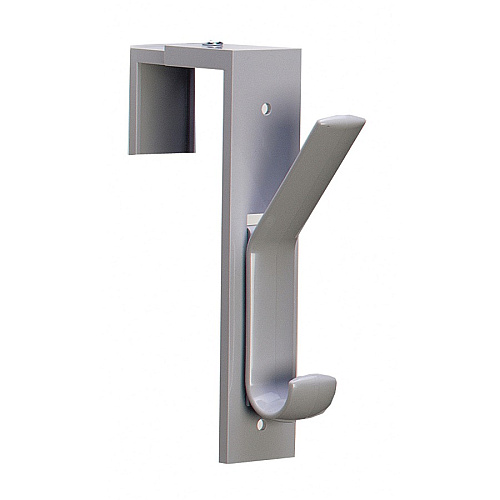 Deflecto Plastic Partition Hooks 2 Hooks - 6.5" Height x 1.5" Width - for Garment - 2 / Pack (3680909)