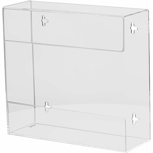 Kantek Acrylic Glove Box Holder 10.7" Height x 10.3" Width x 3.8" Depth - Acrylic - Clear - 1 Each (AH120)