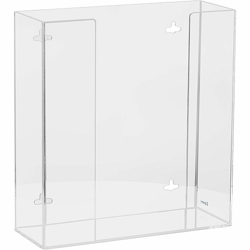 Kantek Acrylic Glove Box Holder 10.7" Height x 10.3" Width x 3.8" Depth - Acrylic - Clear - 1 Each (AH120)