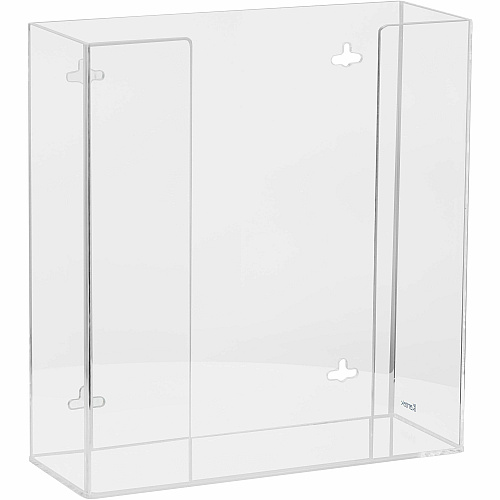 Kantek Acrylic Glove Box Holder 10.7" Height x 10.3" Width x 3.8" Depth - Acrylic - Clear - 1 Each (AH120)