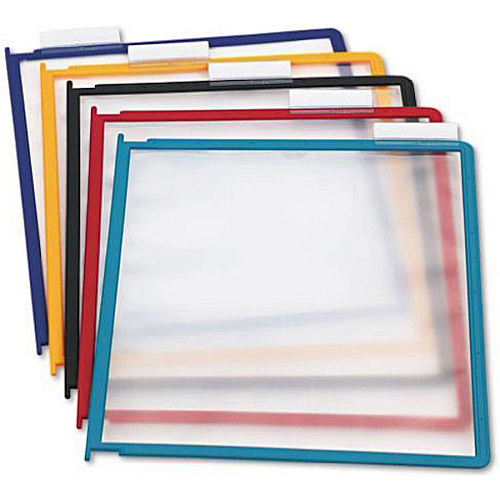 DURABLE&reg; INSTAVIEW&reg; Replacement Panels for Reference Display System Desktop - 5 Panels - Support Letter 8.50" x 11" Media - Expandable - 5 / Set (554800)
