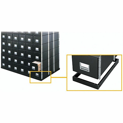 Bankers Box Metal Base File Storage Box 13.88" Width x 25.38" Depth x 2.50" Height - Metal - Black - 1 Each (12602)
