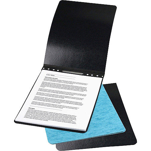 ACCO Presstex Letter Recycled Report Cover 2" Folder Capacity - 8 1/2" x 11" - Folder - 20 pt. - Presstex, Tyvek - Dark Blue - 30% Recycled - 1 Each (17023)