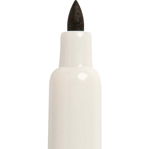 Quartet Classic Dry-Erase Markers with Eraser Cap Fine Bullet Marker Point - Black Ink - 1 Dozen (51989692)