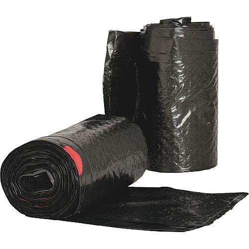 Genuine Joe Low Density Liners Small Size - 16 gal Capacity - 31" Length x 24" Width x 0.60 mil (15 Micron) Thickness - Low Density - Brown, Black - 100 / Carton (GJO02431)