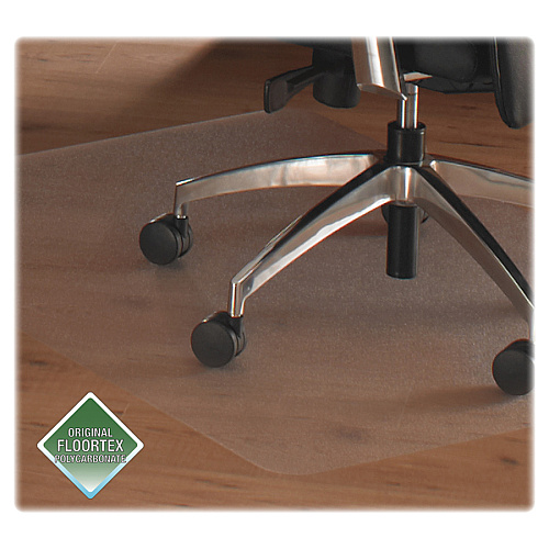 Cleartex Ultimat Ultimat&reg; Polycarbonate Rectangular Chair Mat for Hard Floor - 35" x 47" Home, Office, Hardwood Floor, Floor, Hard Floor, Carpeted Floor - 47" Length x 35" Width x 0.075" Depth x 0.075" Thickness - Rectangular - Polycarbonat (128919ER)