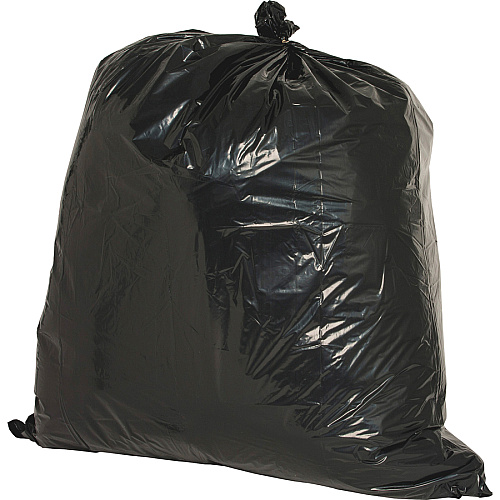 Nature Saver Black Low-density Recycled Can Liners Medium Size - 33 gal Capacity - 1.65 mil (42 Micron) Thickness - Low Density - Black - Plastic - Cleaning Supplies - Recycled - 100 / Carton (00993)