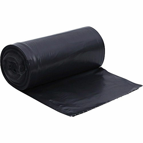 Genuine Joe Heavy-Duty Trash Can Liners Medium Size - 33 gal Capacity - 40" Length x 33" Width x 1.50 mil (38 Micron) Thickness - Low Density - Black - 100/Box - 1 / Carton (GJO01533)