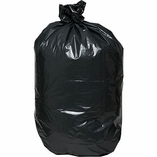 Genuine Joe Heavy-Duty Trash Can Liners Medium Size - 33 gal Capacity - 40" Length x 33" Width x 1.50 mil (38 Micron) Thickness - Low Density - Black - 100/Box - 1 / Carton (GJO01533)