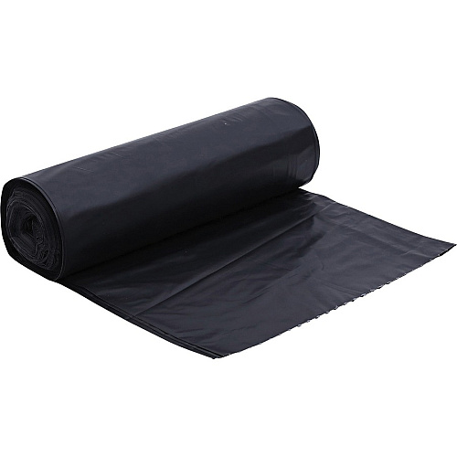 Genuine Joe Heavy-Duty Trash Can Liners Large Size - 45 gal Capacity - 46" Length x 39" Width x 1.50 mil (38 Micron) Thickness - Low Density - Black - 50/Box - 1 / Carton (GJO01534)
