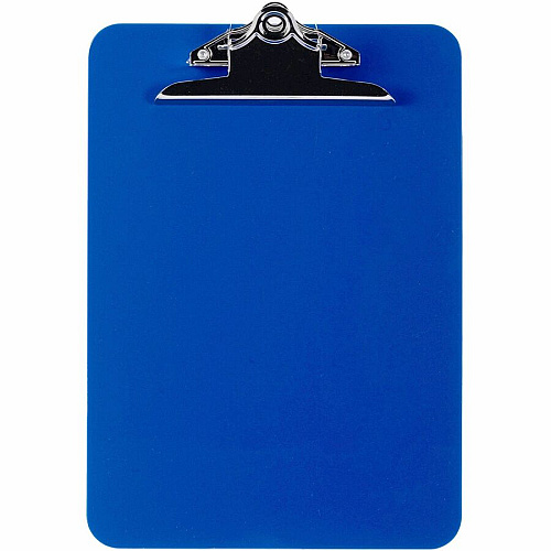 Nature Saver Recycled Plastic Clipboards 1" Clip Capacity - 8 1/2" x 12" Sheet Size - Heavy Duty - Plastic - Blue - 1 Each (01542)