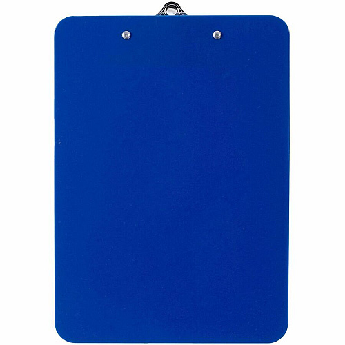 Nature Saver Recycled Plastic Clipboards 1" Clip Capacity - 8 1/2" x 12" Sheet Size - Heavy Duty - Plastic - Blue - 1 Each (01542)