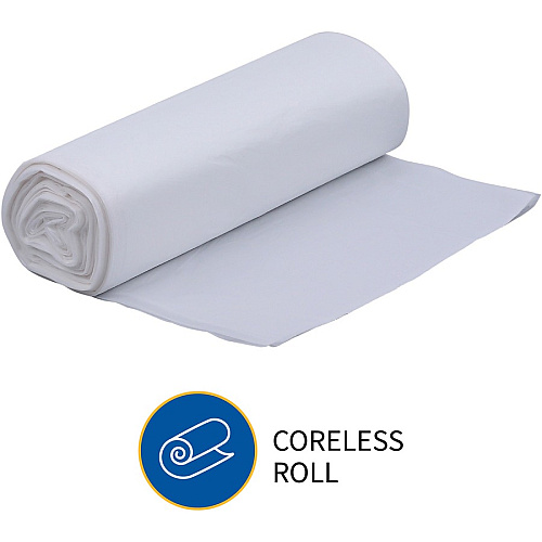 Genuine Joe High-Density Can Liners Medium Size - 33 gal Capacity - 40" Length x 33" Width x 0.43 mil (11 Micron) Thickness - High Density - Clear - Resin - Office Waste, Industrial Trash - 25/Roll - 20 / Carton (GJO01757)