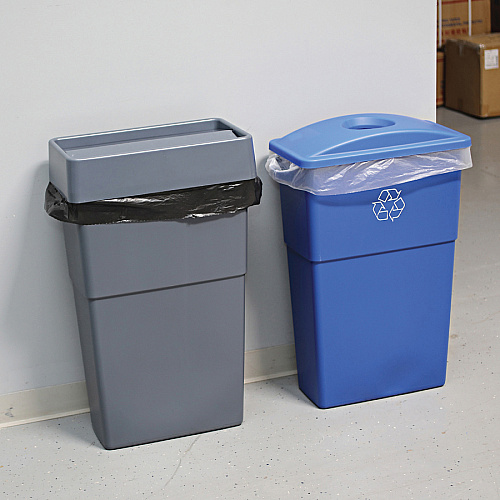 Genuine Joe High-Density Can Liners Medium Size - 33 gal Capacity - 40" Length x 33" Width x 0.43 mil (11 Micron) Thickness - High Density - Clear - Resin - Office Waste, Industrial Trash - 25/Roll - 20 / Carton (GJO01757)