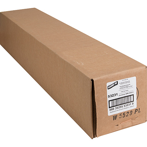 Genuine Joe Air Step Anti-Fatigue Mat Warehouse - 36" Length x 24" Width x 0.375" Thickness - Vinyl, Vinyl Foam - Black - 1 Each (GJO53231)