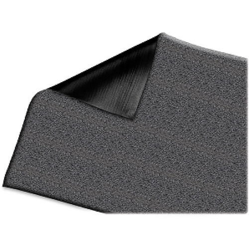 Genuine Joe Soft Step Vinyl Anti-Fatigue Mats Warehouse - 10 ft Length x 36" Width x 0.375" Thickness - Vinyl - Black - 1 Each (GJO70371)