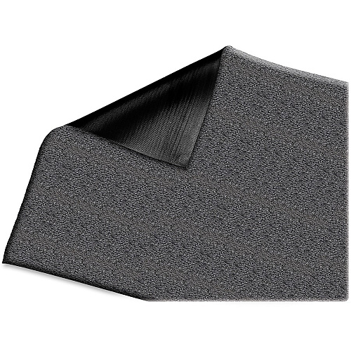 Genuine Joe Soft Step Vinyl Anti-Fatigue Mats Warehouse - 60" Length x 36" Width x 0.375" Thickness - Vinyl - Black - 1 Each (GJO70372)