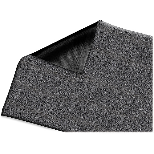 Genuine Joe Soft Step Vinyl Anti-Fatigue Mats Warehouse - 60" Length x 36" Width x 0.375" Thickness - Vinyl - Black - 1 Each (GJO70372)